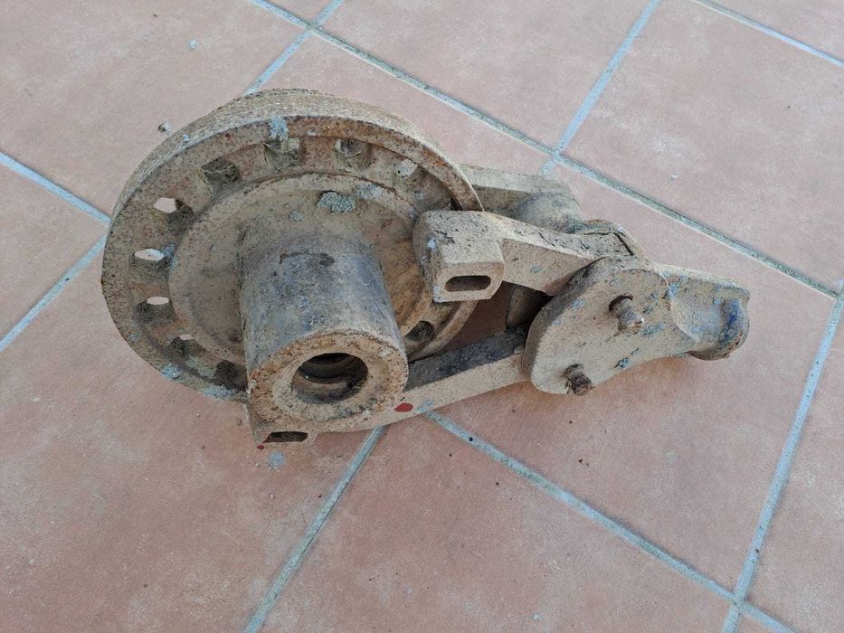 Prensa de vinho com fuso