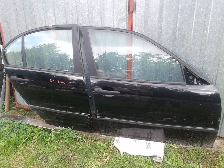 BMW 3 E46 SEDAN LCI LIFT Drzwi Szyba Zerzak Tył Ślizgi Próg Klamka SII