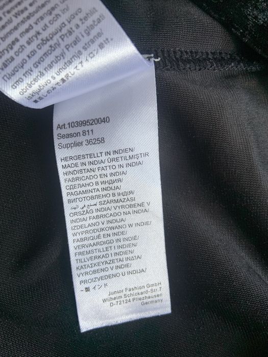 Koszulka Tom Tailor rozmiar XL/ 42 welurowa czarna szybka wysyłka