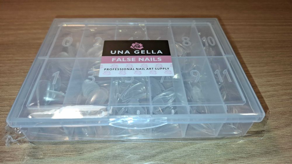 Mega Duży Zestaw - Tipsy - Paznokcie - UNA GELLA Zestaw do Stylizacji