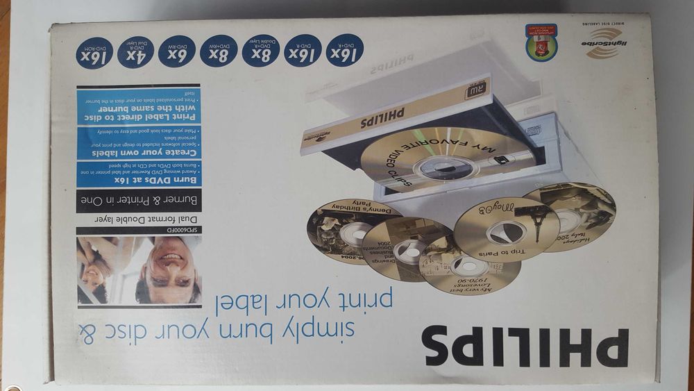 DVD Philips SPD6000FD/00 Lightscribe