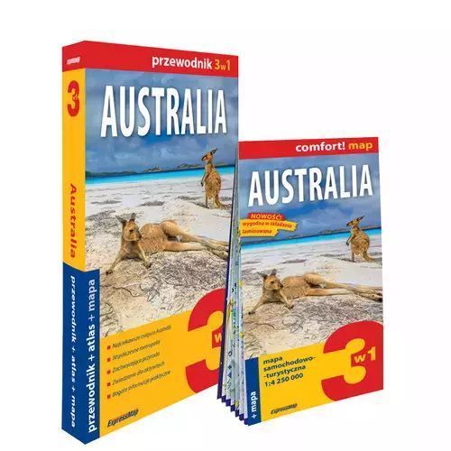 Australia 3w1 przewodnik + atlas + mapa. ExpressMap