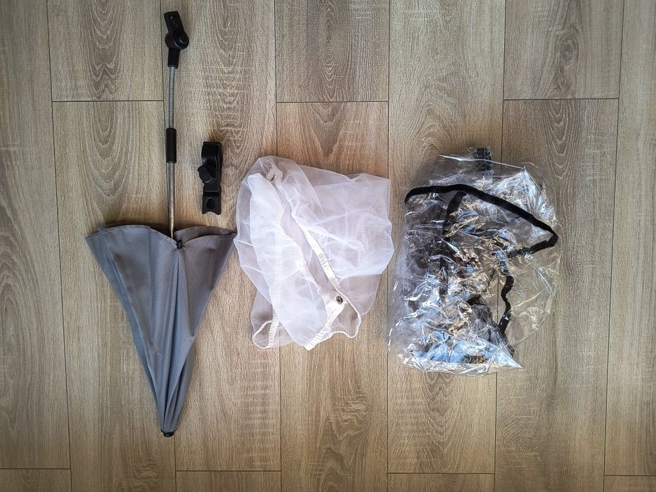 Duży wózek Roan szaro-brązowy