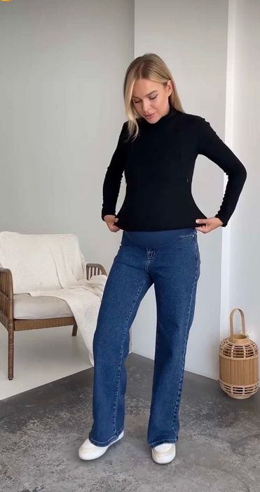 Джинси для вагітних з резинкою