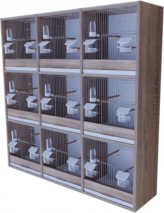 Klatka, regał dla drobnej egzotyki -  128x125, kolor SONOMA