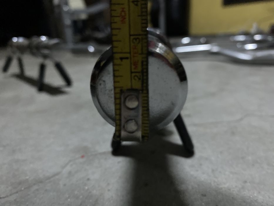 Halteres - barras 1 x 3,0mm e 1 x 2,8mm c/ bloqueadores