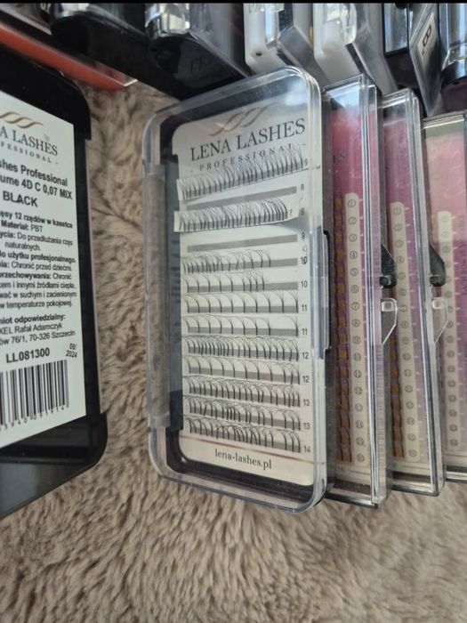 Mix paletek 37szt.do przedłużania rzęs+dodatki