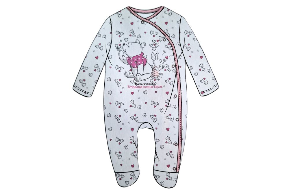 Śpioszki pajacyk Kubuś Puchatek 74-80CM