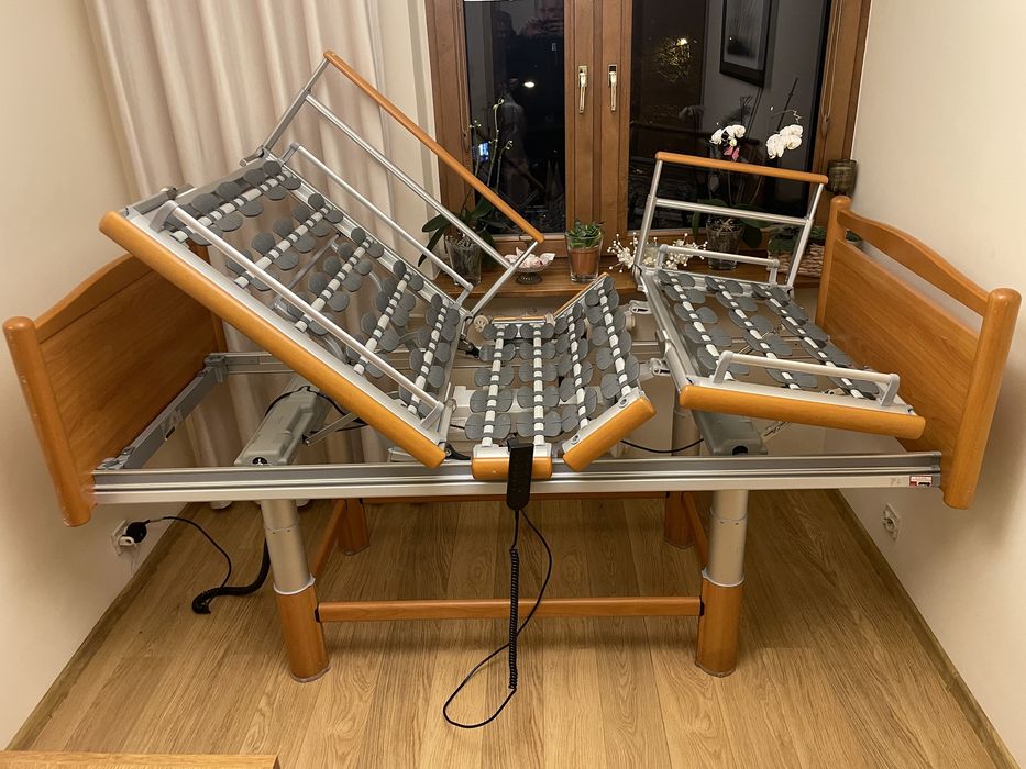 Łóżko Rehabilitacyjne z Dowozem i Pilotem Elektryczne