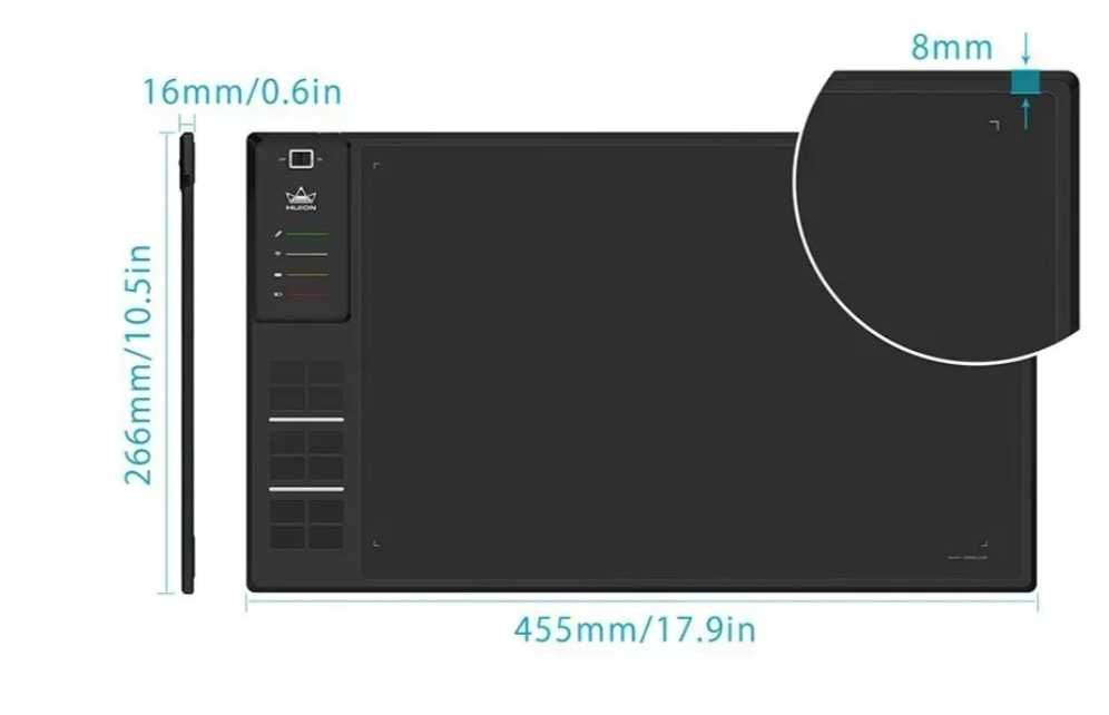 Графічний планшет HUION INSPIROY WH1409 V2