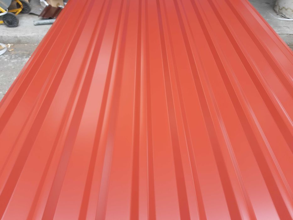 Blacha czerwona trapez dach ral 3009 dachowa