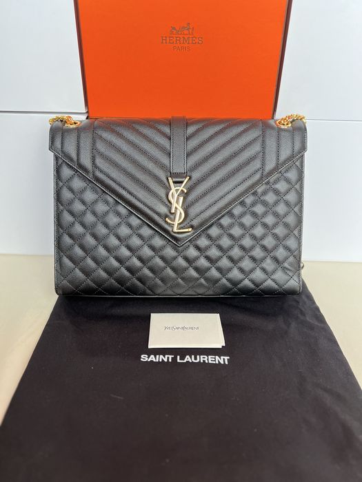 Torebka YSL Envelope black leather