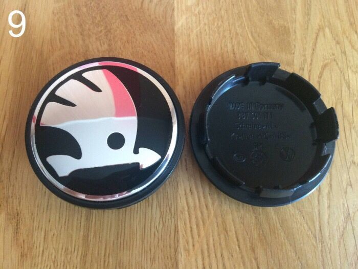 Колпачки заглушки в диски Skoda VRS V2 ковпачки Шкода