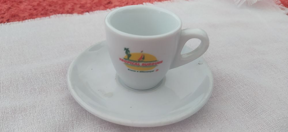 Chavena café com prato - vendido individualmente