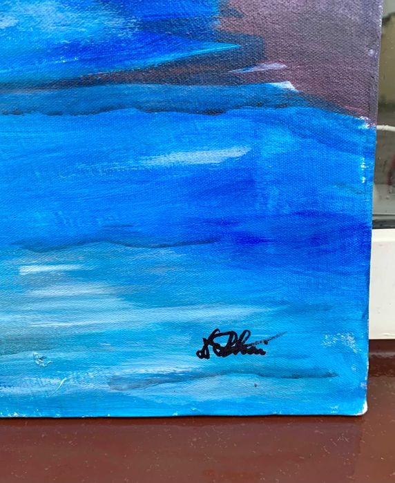 Obraz akrylowy na płótnie "Po burzy" Jerzy Dołhań