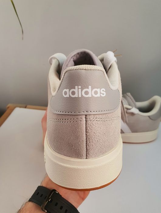 Кеды мужские новые Adidas Grand Court Base серые