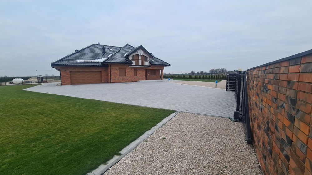 Usługi brukarskie kompleksowe układanie kostki brukowej