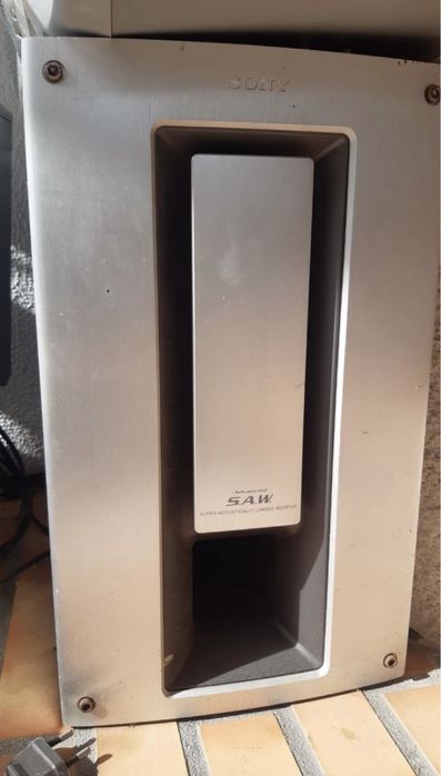 Conjunto de som, aparelhagem, coluna Pionner e Sony em bom estado