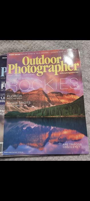 Zestaw 10 amerykańskich magazynów czasopism Outdoor Photographer