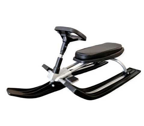 НОВИНКА 2026! Санчата чук та чек Snow2 з амортизатором - Сірі