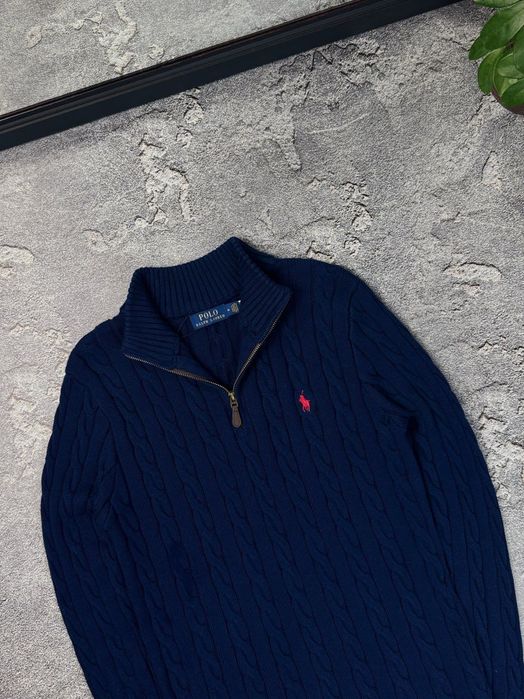 Светр Polo Ralph Lauren 1/3 zip вʼязаний | розміри S–XL