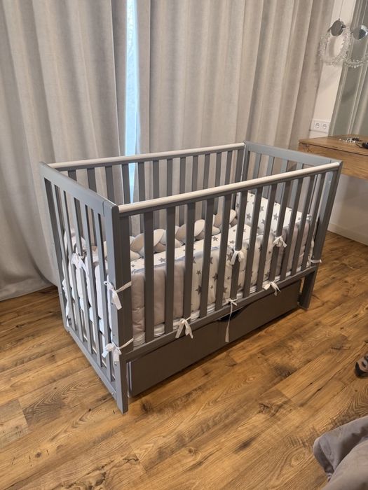 Ліжечко дитяче Верес ЛД13 графітове