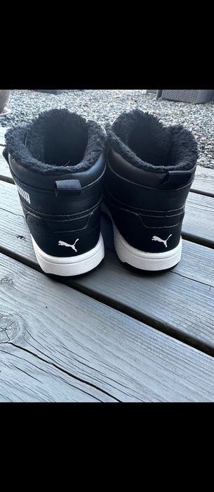 Zimowe ocieplane chłopięce buty Puma