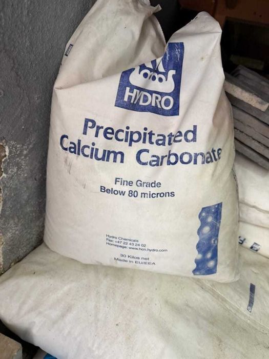 RESTAURO DE MONUMENTOS / FACHADAS - Carbonato de Cálcio Precipitado Hydro – Grau Fino <80 mícrons – 50 sacos 30kg