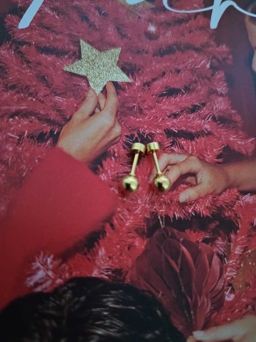 kolczyki kulki stal chirurgiczna