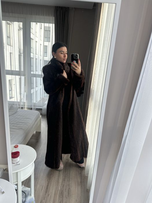 Норкова шуба вінтаж