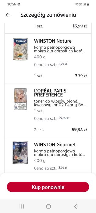 Toner do włosów Loreal Preference