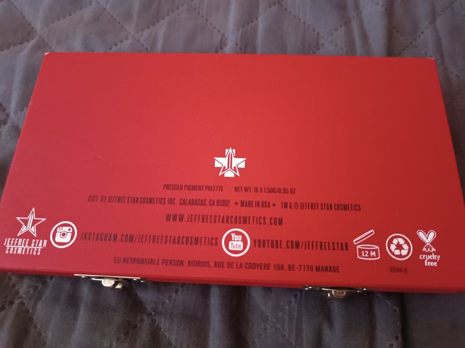 Paleta cieni Jeffree Star Blood Sugar  makijaż makeup paletka cieni