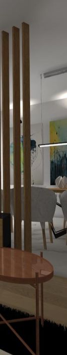 Panele ścienne, ażurowe listwy pionowe MDF jak drewno 3 szt