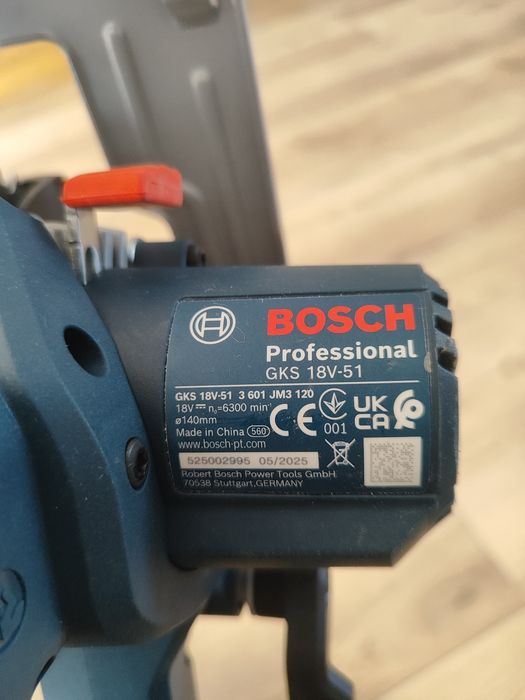 Akumulatorowa pilarka Bosch Professional 140mm, GKS 18V-51, rok 2025