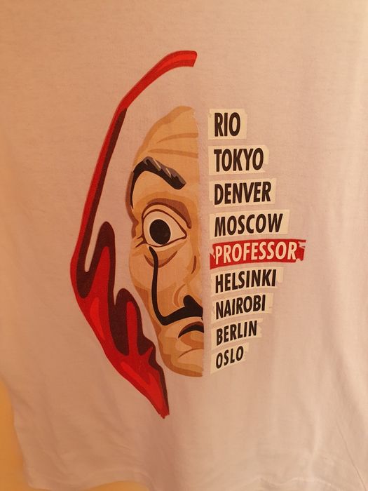 Dom z papieru La casa de papel Tshirt bella ciao kolory rozmiary money