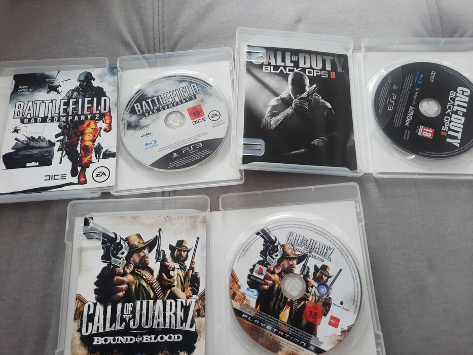 Zestaw 3 gier na ps3 komplety