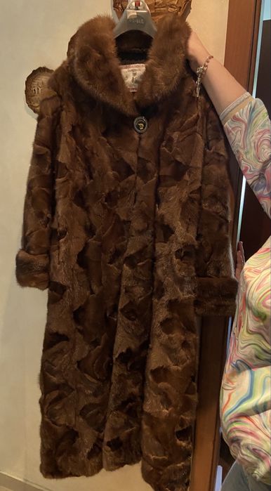 Futro z norek nowy bez metki saga mink gang shun L/XL