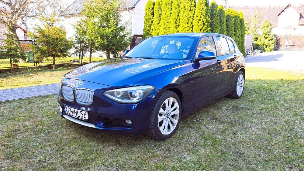 BMW Seria 1 120d (184KM) Biała Skóra, felgi, grill, łopatki F1, 2 WŁAŚ. SALON PL