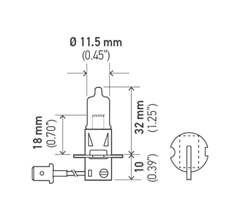 LÂMPADA H3 12V 55W