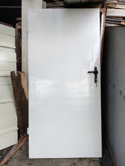 Zabytkowe drzwi z lat 50 PRL, lite drewno