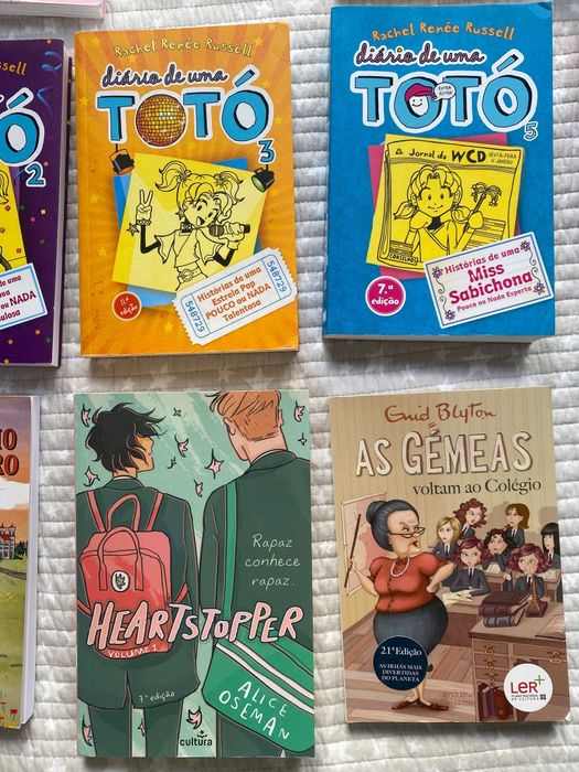 Livros juvenis em excelente estado