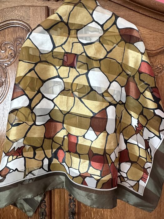 Chusta apaszka w kolorach ziemi