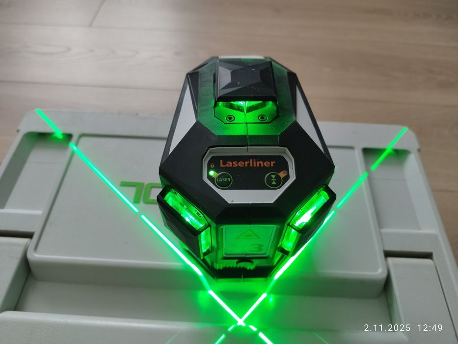 Laserliner X3 - Laser Pro Laser krzyżowy 3x360° zielony