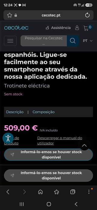 Vendo trotinete eletrica cecotec 70v