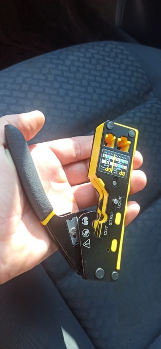 Крімпер кримпер кліщі для обтиску стриппер обжимка rj45 інструмент для