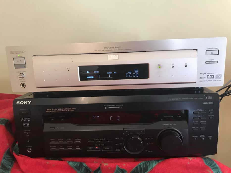 Leitor cd dvd Sonny Dvp-S 7700 topo de gama