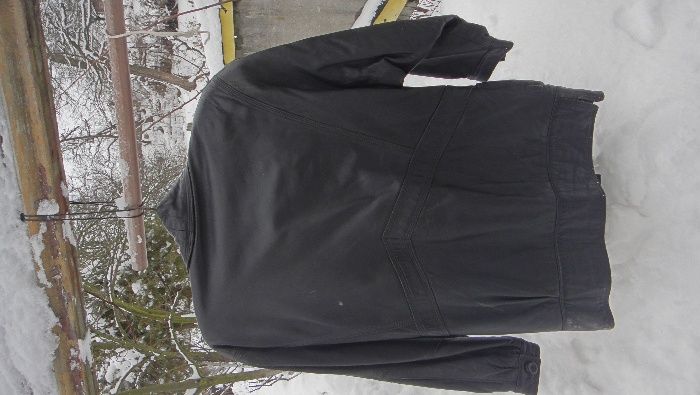 Натуральная черная кожанная женская куртка