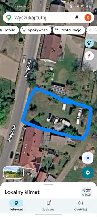 Działka budowlana Drezdenko Radowo