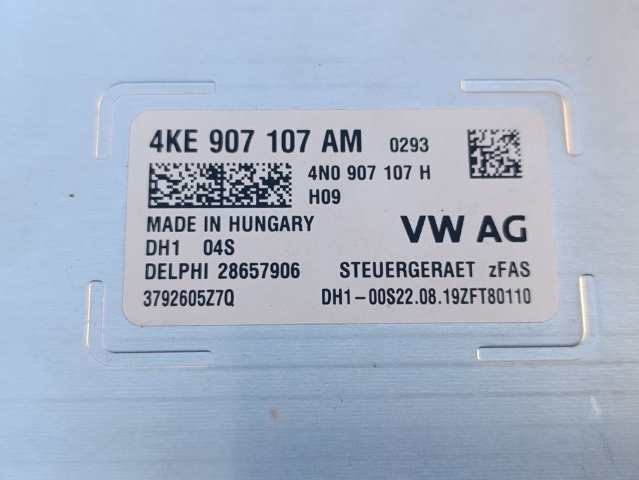 Блок камер 360 асистентів zFAS Audi A6 A8 e-tron Q8 VW 4KE907107AM