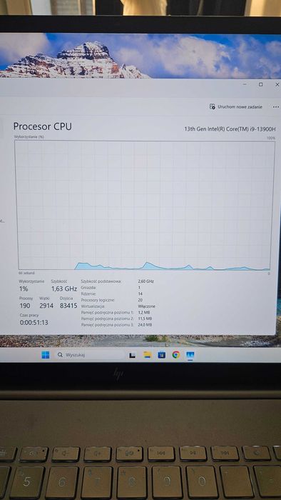 Top HP Envy 16 Intel i9-13900H/RTX 4060/SSD 1TB/matryca 2K/Win11 PRO
